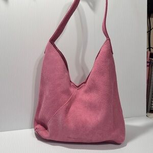 Portland Leather Goods Naomi in pink suede